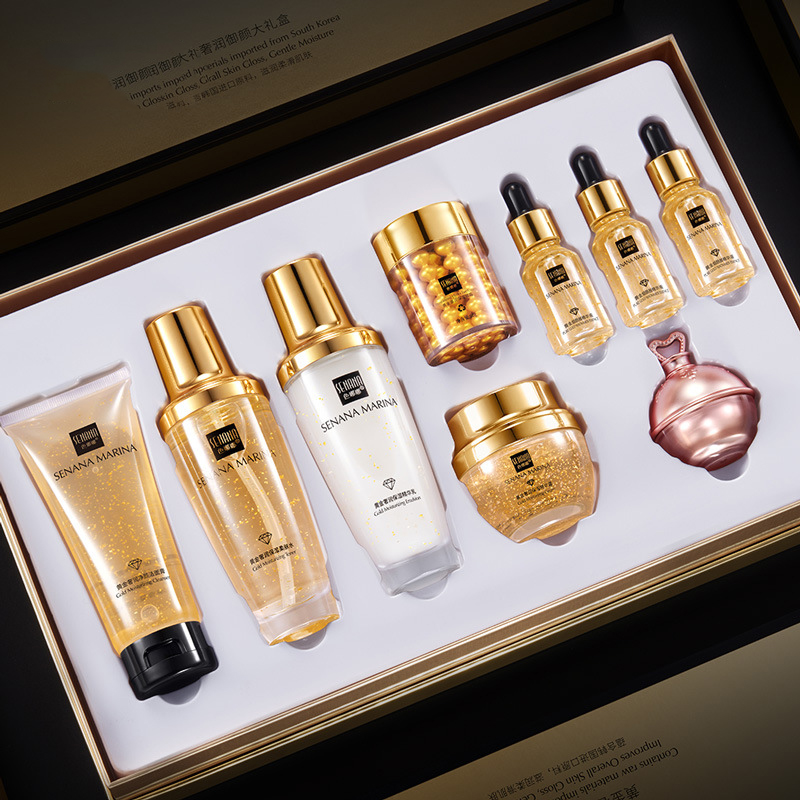Luxury Skincare Cleanser - Women 24K Gold Skin Care Set