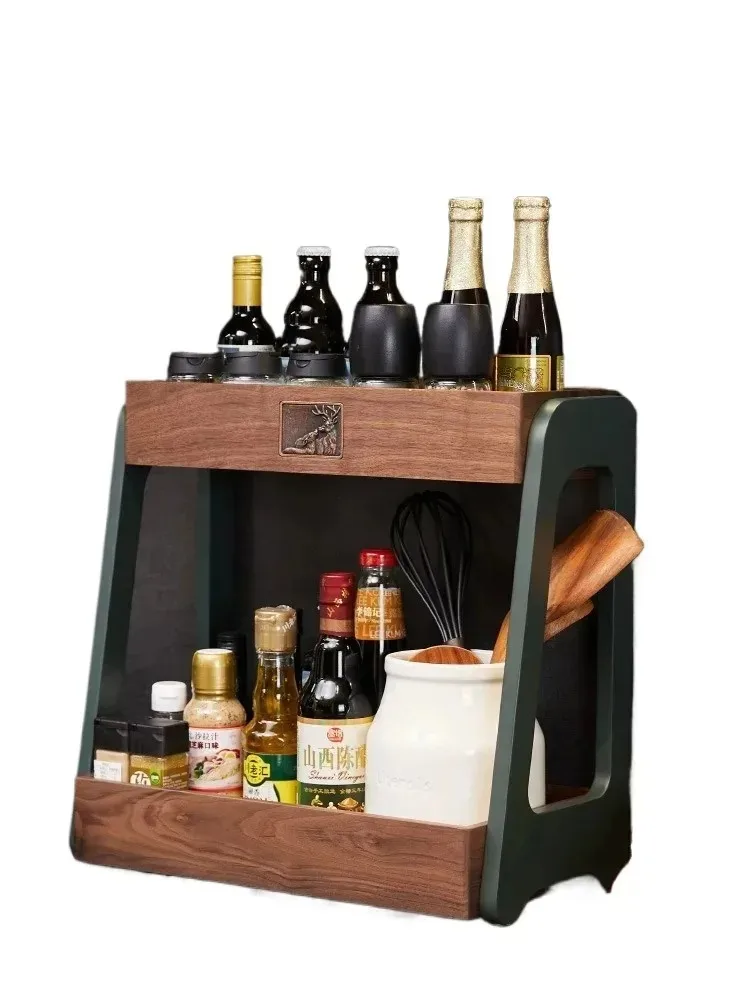 Luxury Skincare Tools - Desktop double-layer cosmetic storage rack, solid