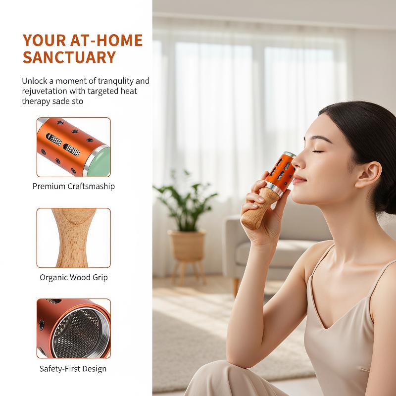Luxury Skincare Tools - 360° Rotation Jade Moxibustion Gua Sha
