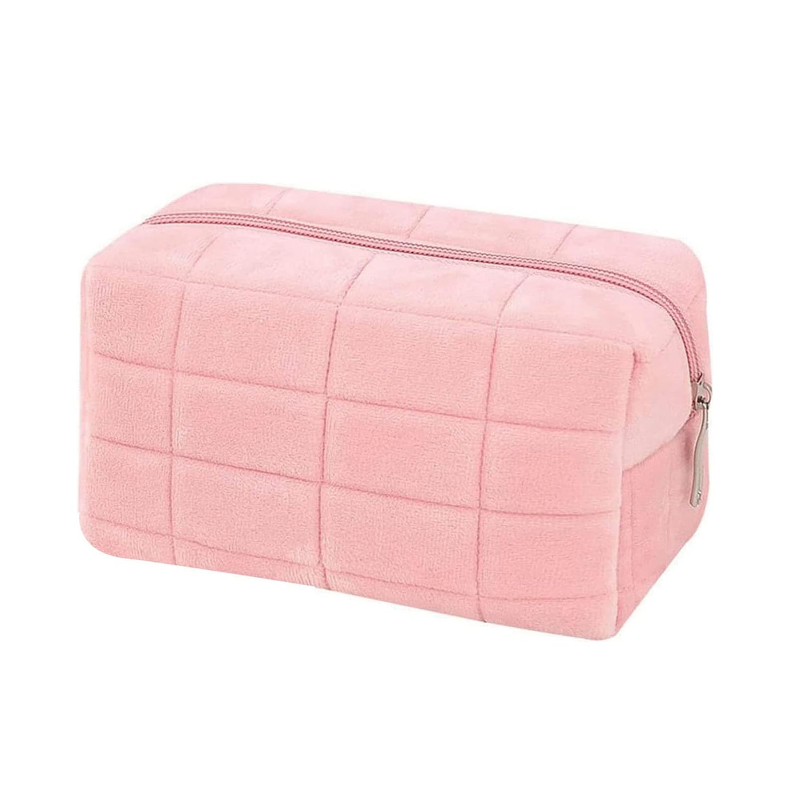 Luxury Skincare Daily - Luxury Fluffy Plush Travel Makeup Pouch