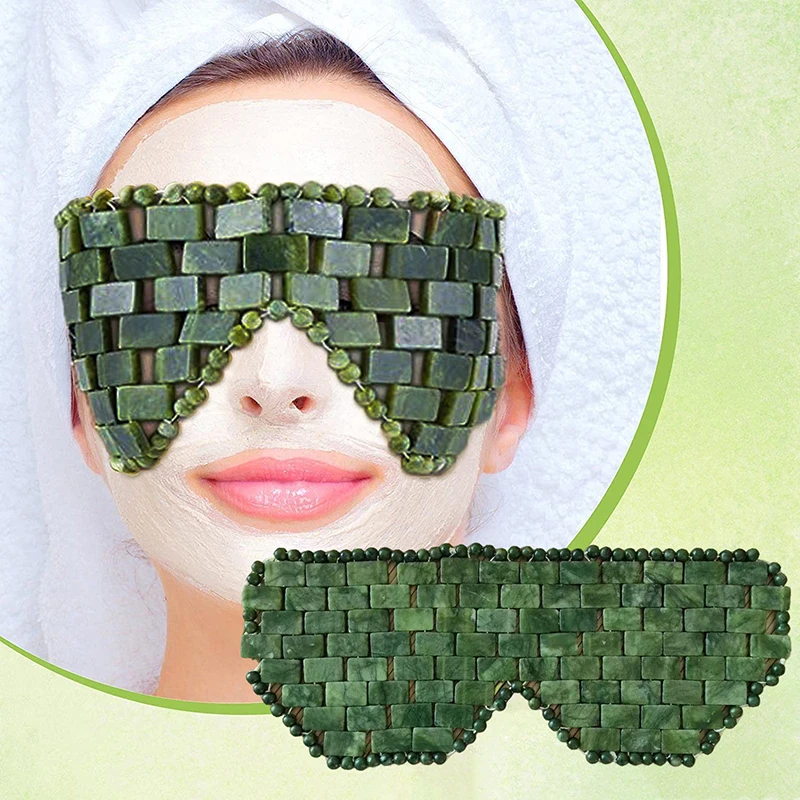 Luxury Skincare Tools - Facial Cooling Mask Jade Eye Mask