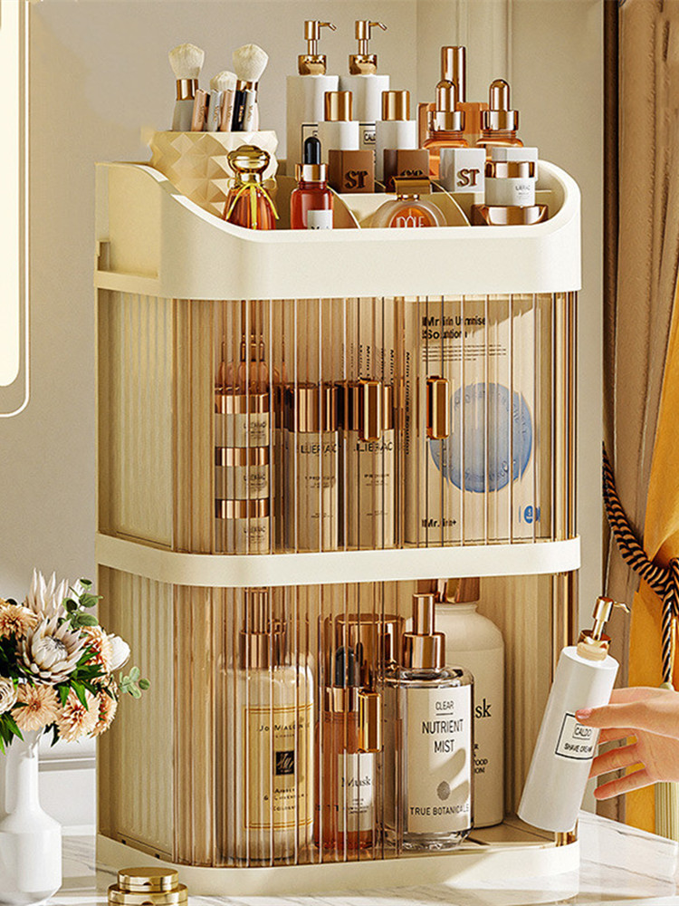 Cosmetics Storage Box Desktop  - Luxury Skincare Aesthetic ulasan dan harga