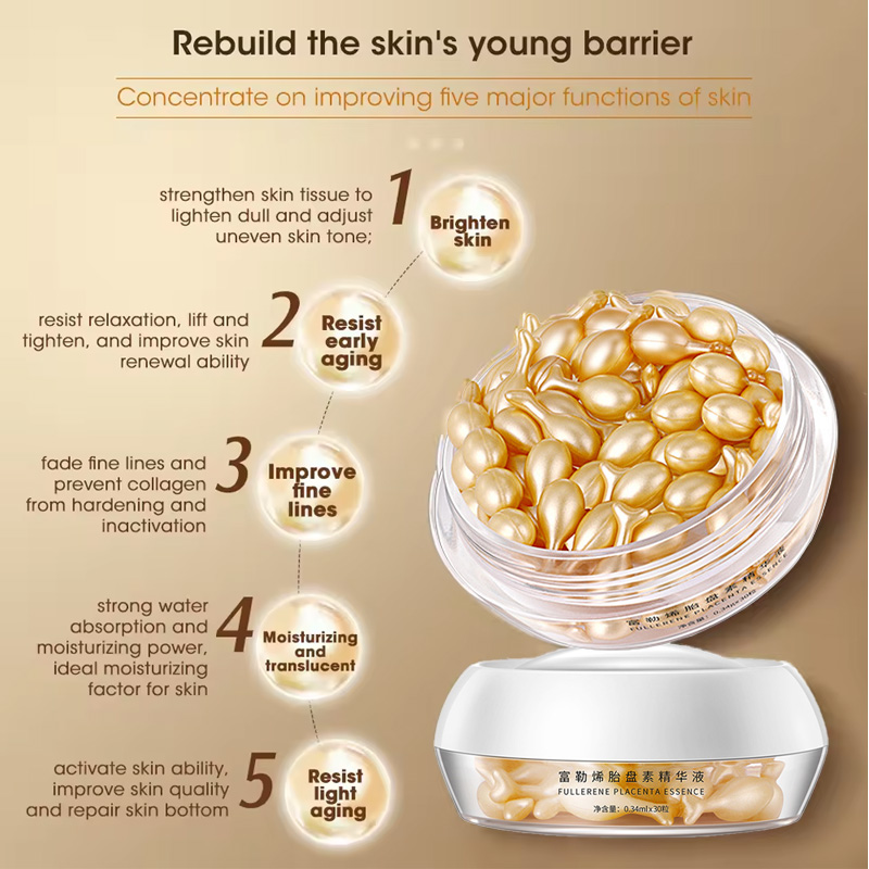 Fullerene Placenta Capsule Ess - Placenta Extract Serum ulasan dan harga