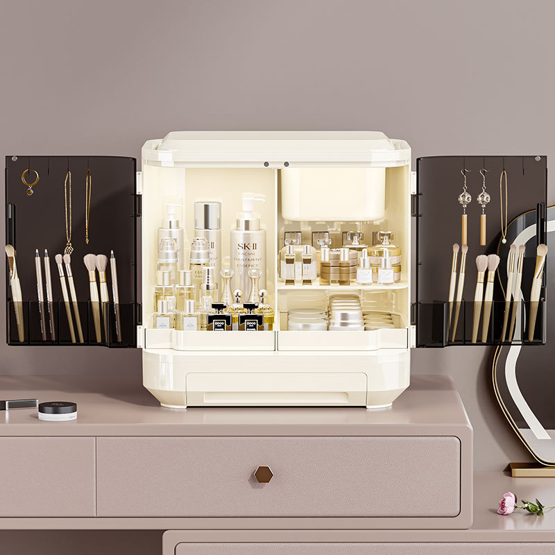 Cosmetics Storage Box with Mir - Luxury Skincare Tools ulasan dan harga