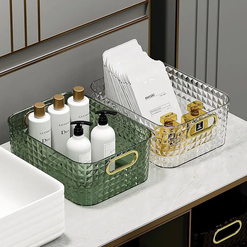 Desktop Cosmetics Storage Box  - Luxury Skincare Tools ulasan dan harga