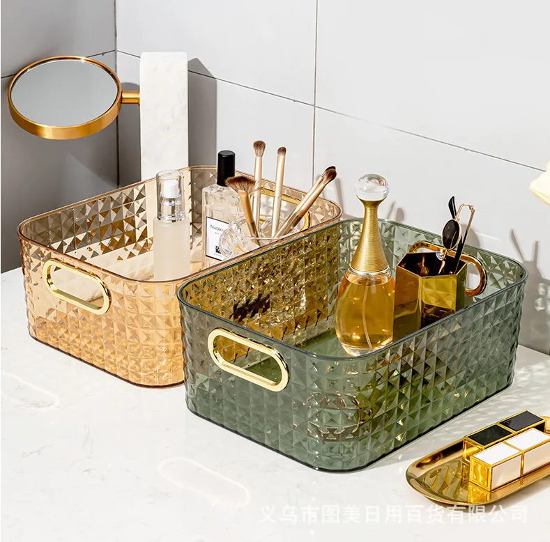 Desktop Cosmetics Storage Box  - Luxury Skincare Tools ulasan dan harga