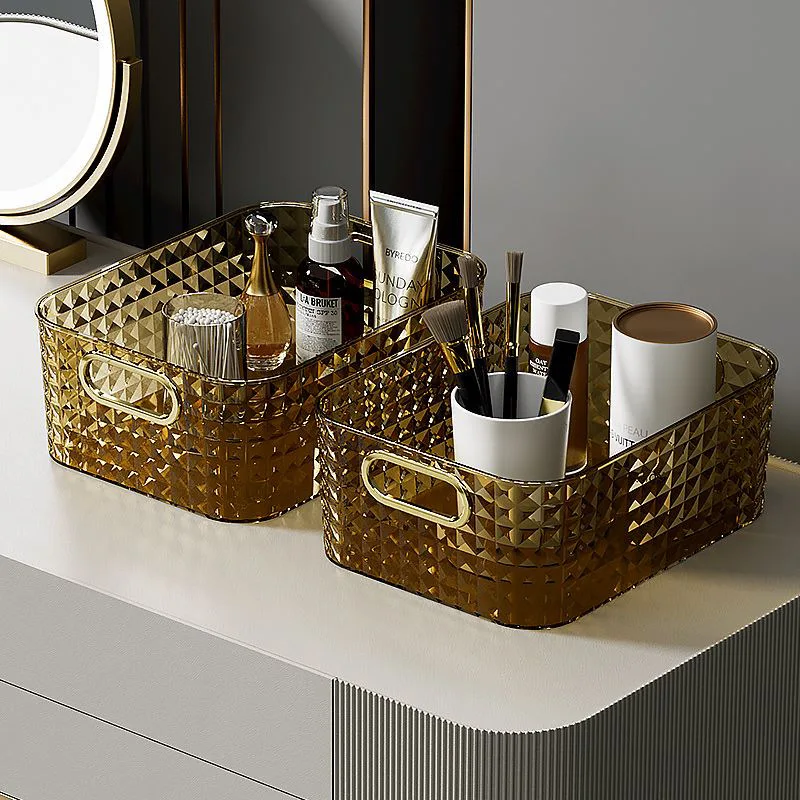 Desktop Cosmetics Storage Box  - Luxury Skincare Tools ulasan dan harga