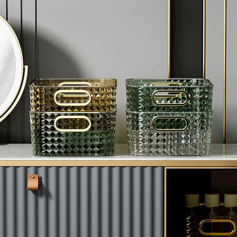 Desktop Cosmetics Storage Box  - Luxury Skincare Tools ulasan dan harga