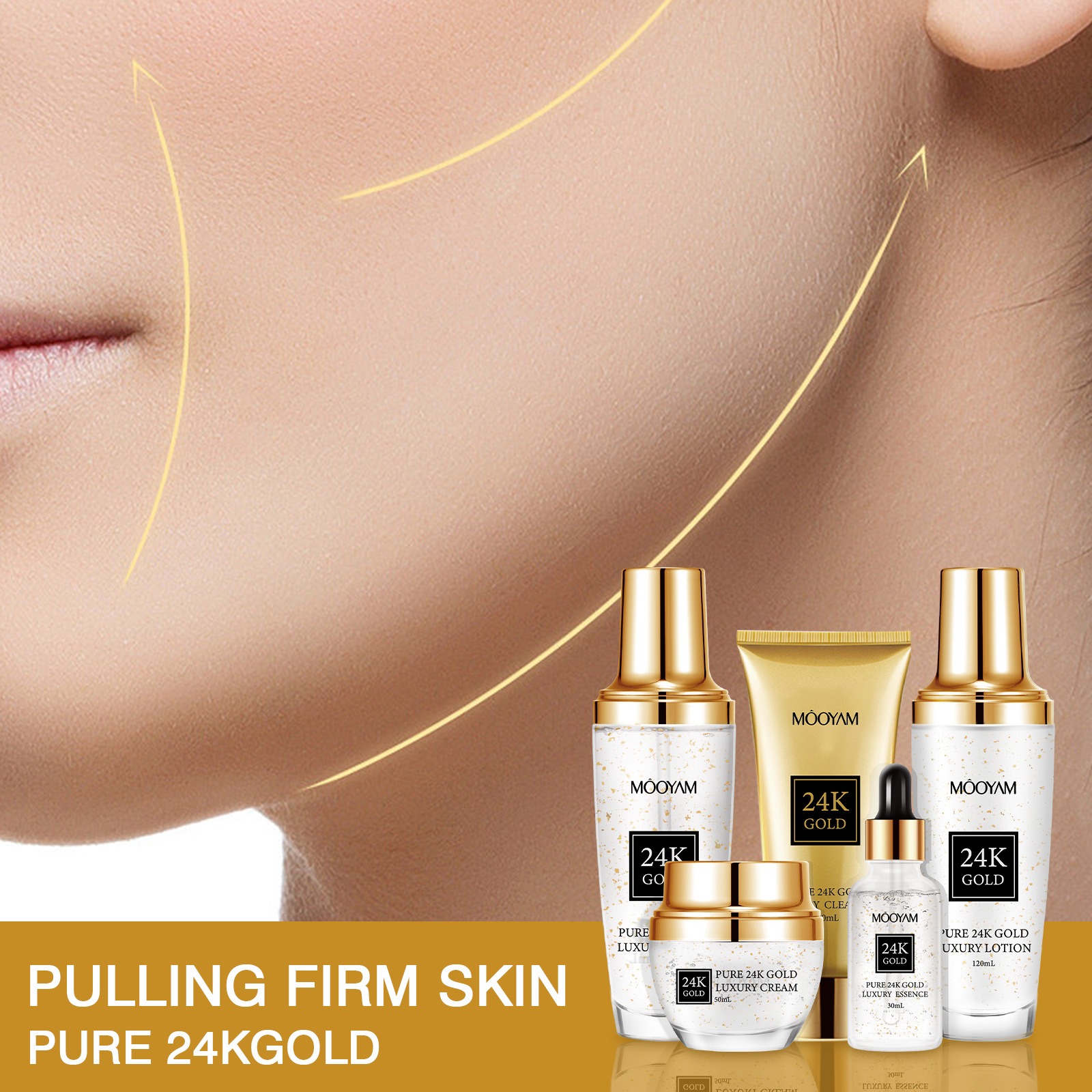 24K Gold LUXURY Moisturizin An - Luxury Skincare Anti Aging ulasan dan harga