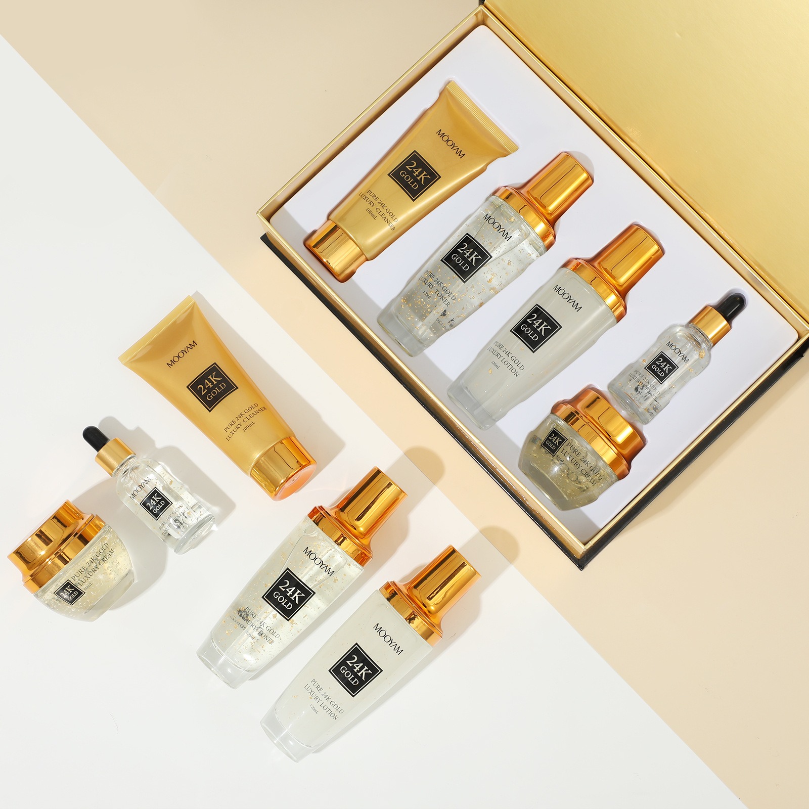 24K Gold LUXURY Moisturizin An - Luxury Skincare Anti Aging ulasan dan harga