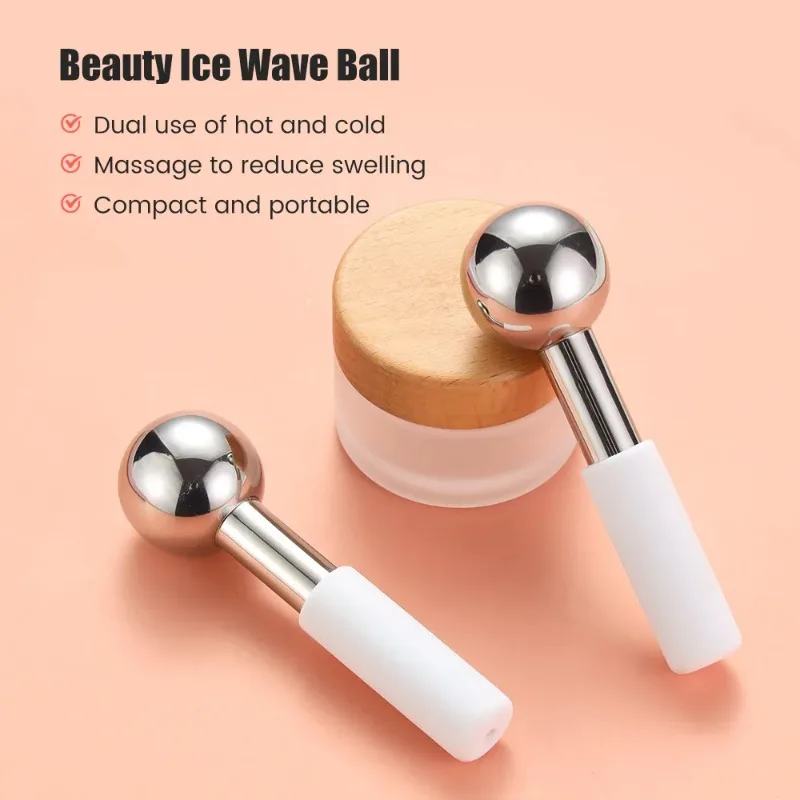 Stainless Steel Ice Globes Coo - Luxury Skincare Tools ulasan dan harga