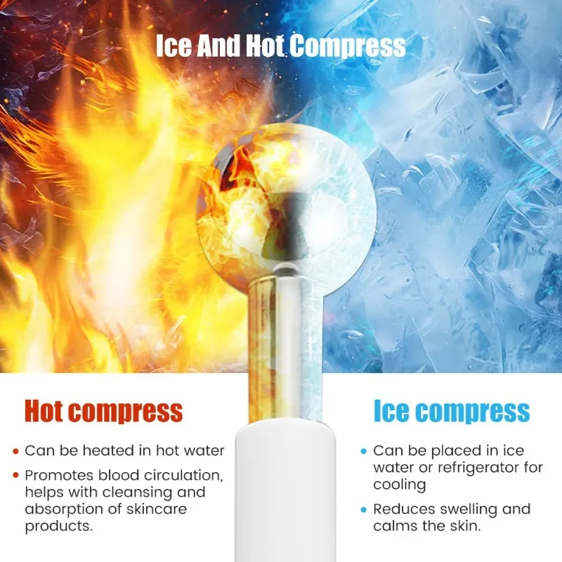 Stainless Steel Ice Globes Coo - Luxury Skincare Tools ulasan dan harga