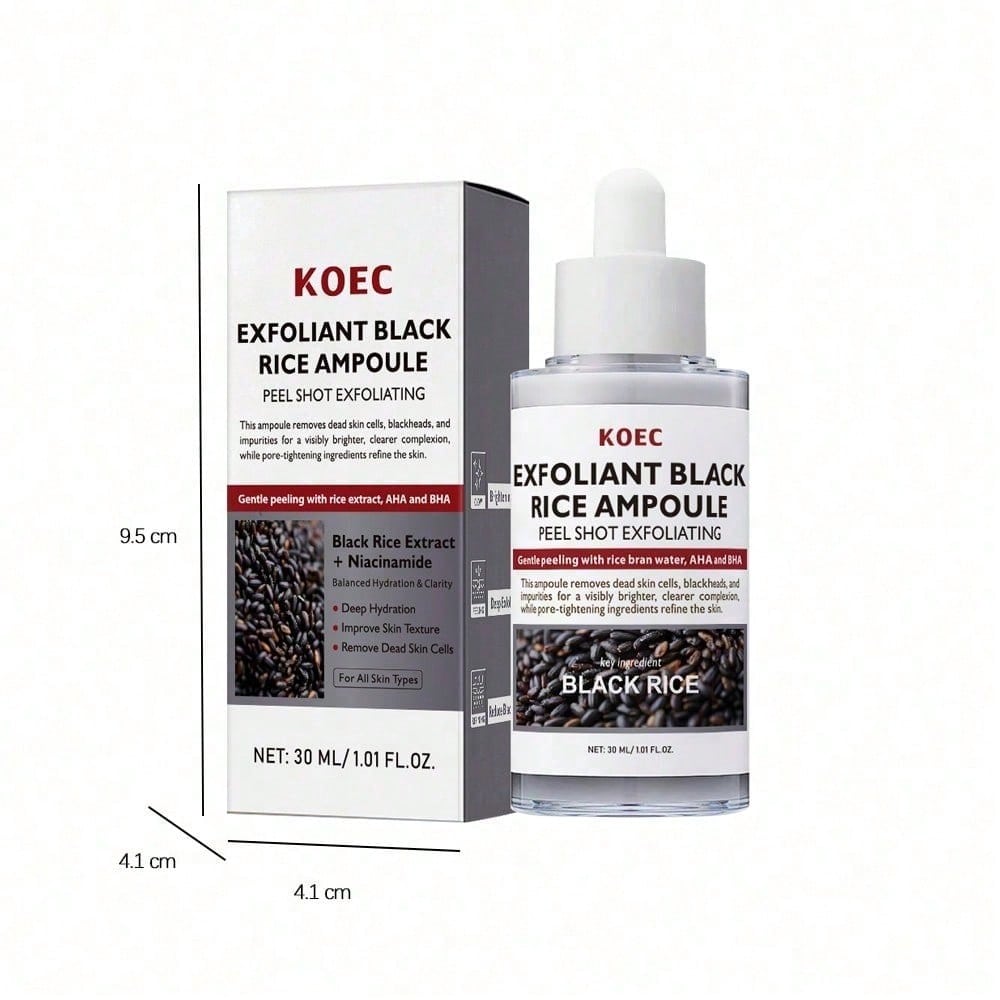Exfoliating Black Rice Ampoule - Luxury Skincare Daily ulasan dan harga